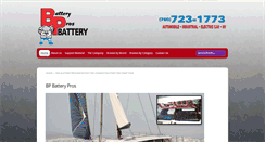 Desktop Screenshot of bpbatterypros.com