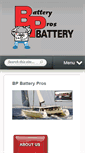 Mobile Screenshot of bpbatterypros.com